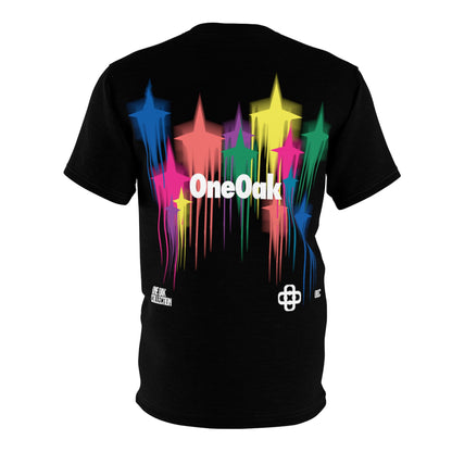 One Oak Colorful Star  - Premium Cut & Sew Tee